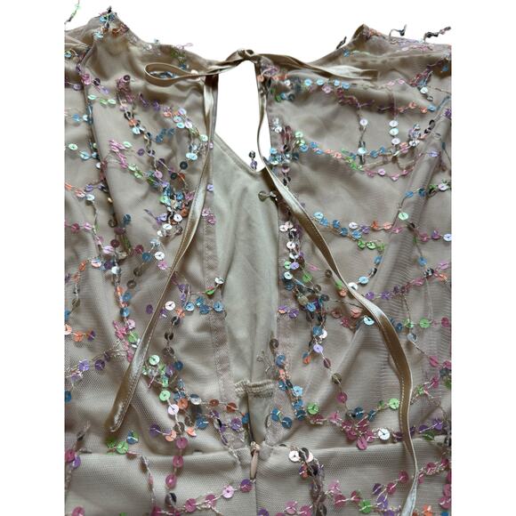 Southern Fried Chics Pink Sequined Dress - Size XXL - Picture 12 of 15